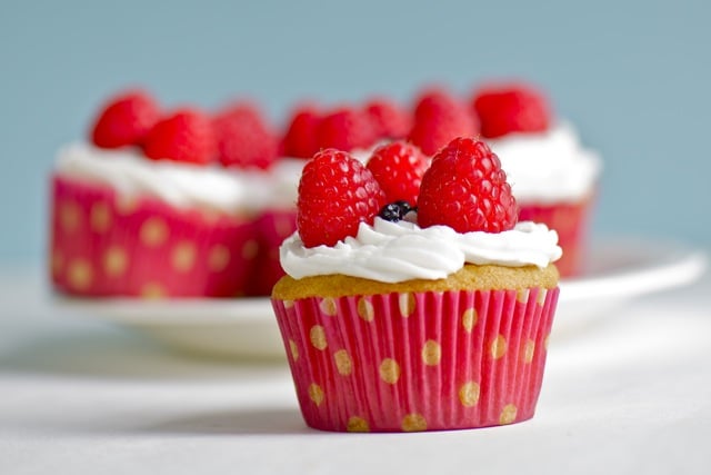 _DSC0033 Fourth of July Cupcakes make a nice touch to a family celebration.